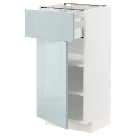 Напольный шкаф с ящиком, дверцей, 40x37 cm IKEA METOD МЕТОД, MAXIMERA МАКСИМЕРА 694.792.49