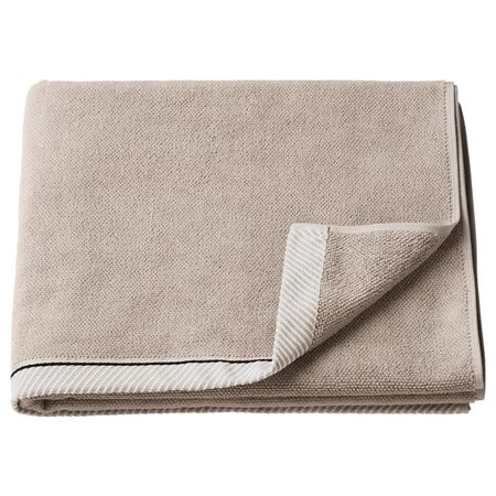 Банное полотенце, темно-бежевый 70x140 см IKEA VIKFJÄRD ВИКФЬЕРД 804.784.13