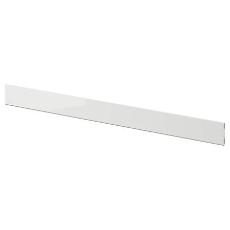 Цоколь, глянцевый светло-серый 220x8 см IKEA RINGHULT РИНГУЛЬТ 003.547.70