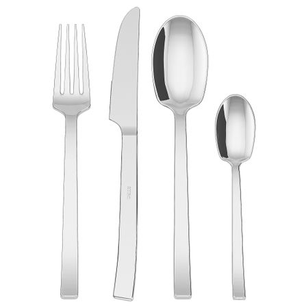 Столовый набор, 24 предмета, нержавеющая сталь IKEA SMAKGLAD СМАКГЛАД 103.045.34