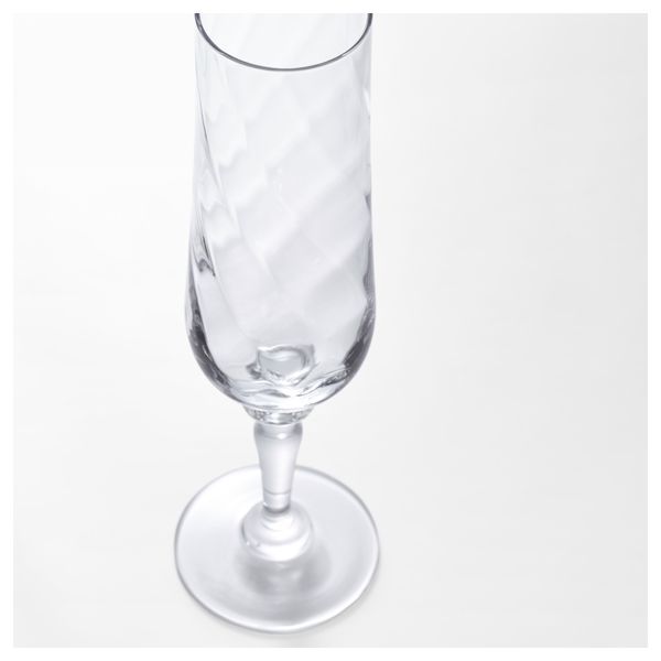 Бокал для шампанского КОНУНГСЛИГ, прозрачное стекло (26 сл) - схема-чертеж с размерами