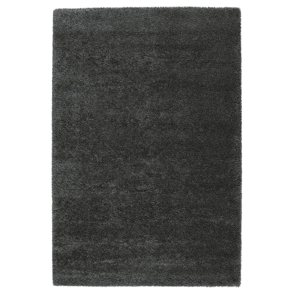Ковер, длинный ворс ОДУМ, темно-серый - фото 1