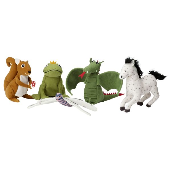 Кукла на палец ГУЛЛЕПЛУТТ, различные модели - схема-чертеж с размерами