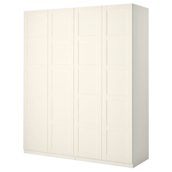 Гардероб ПАКС, белый, Бергсбу белый - фото 2