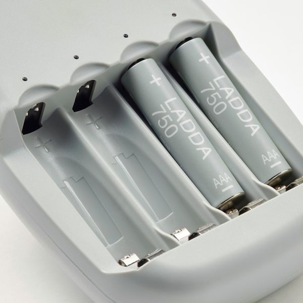 Аккумуляторная батарейка, HR03 AAA 1,2 В 750 мА•ч IKEA LADDA ЛАДДА 305.098.22 - фото 8