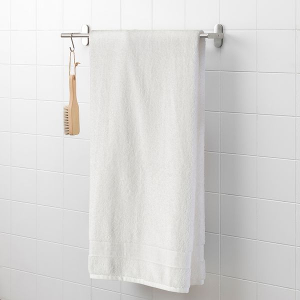 Банное полотенце, белый 70x140 см IKEA GIMSJÖN ГИМШЁН 404.985.97 - фото 2