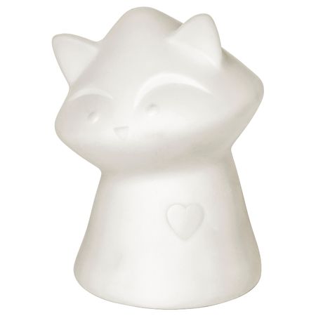 Светодиодный ночник, белый, енот IKEA ЛУРИГА 504.242.71
