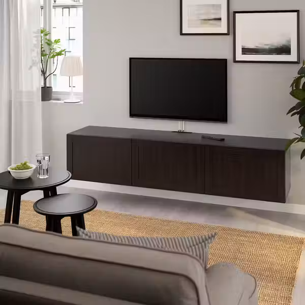 BESTÅ Тумба под ТВ, с дверцами - фото 5