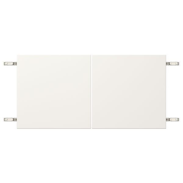 Пара дверец с петлями, 80x40 см, белый IKEA VEDDINGE ВЕДДИНГЕ 494.691.47 - фото 1