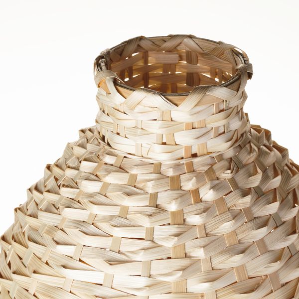 Декоративная ваза, бамбук 45 см IKEA KAFFEBÖNA КАФФЕБОНА 504.275.28 - схема-чертеж с размерами