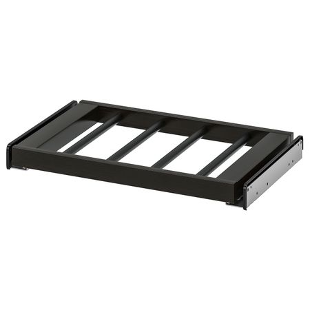 Выдвижная вешалка для брюк, черно-коричневый 50x35 см IKEA KOMPLEMENT КОМПЛИМЕНТ 904.465.20