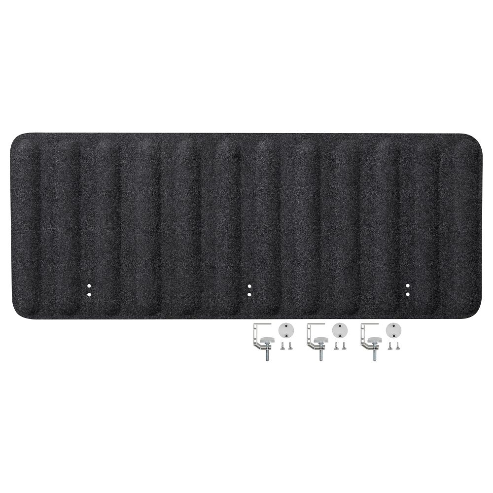 Экран для письменного стола, темно-серый, 120x48 см IKEA EILIF ЭЙЛИФ 304.710.65 - фото 1