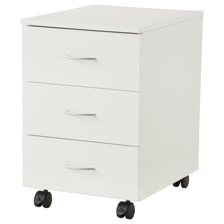 Тумба с 3 ящиками ТОДАЛЕН, белый