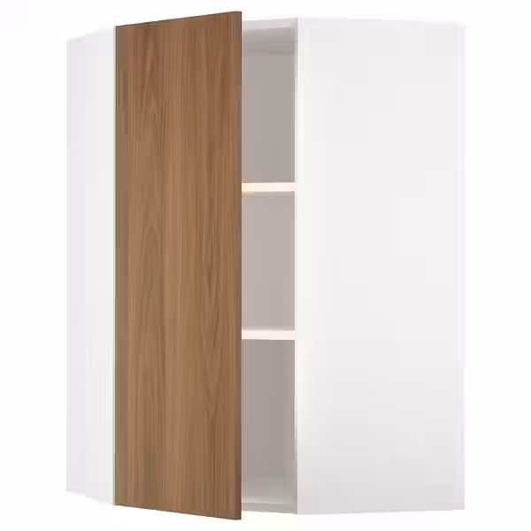 METOD Угловой навесной шкаф с полками - фото 1