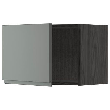 Навесной шкаф, черный, Voxtorp темно-серый, 60x40 см IKEA METOD МЕТОД 594.618.86