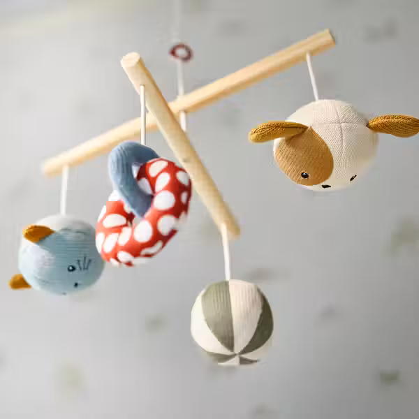 GULDVÄVARE ГУЛЬДВЭВАРЕ Мобиль - разноцветный - схема-чертеж с размерами