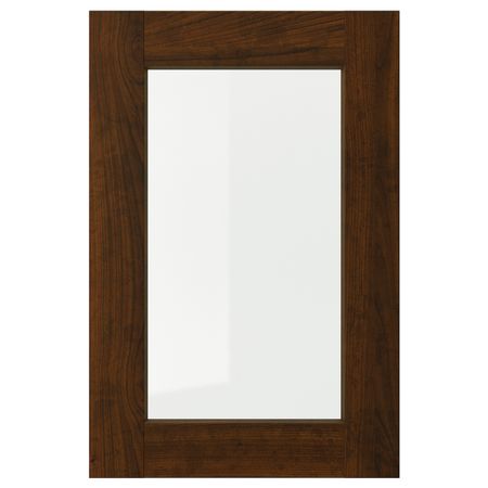 Стеклянная дверь, под дерево коричневый 40x60 см IKEA EDSERUM ЭДСЕРУМ 303.686.62