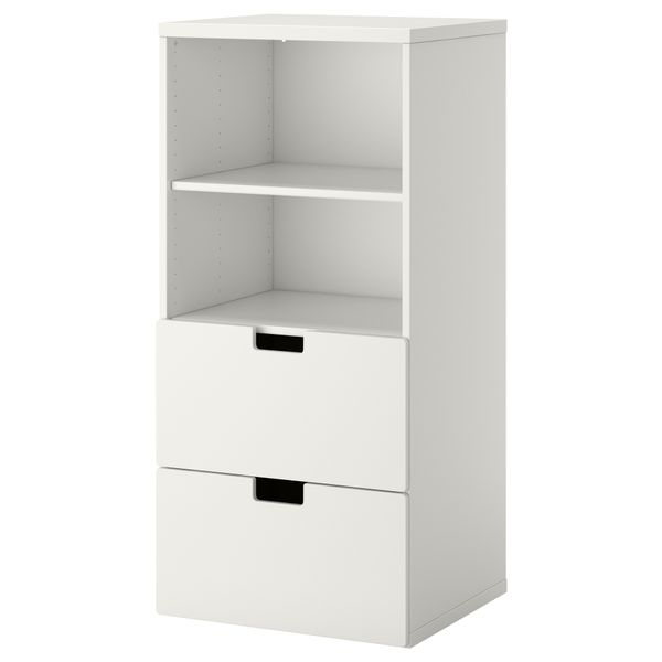 Комбинация для хранения СТУВА, белый, белый (60x50x128 см) - фото 1