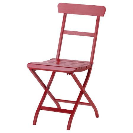 Садовый стул МЭЛАРО, складной красный красный