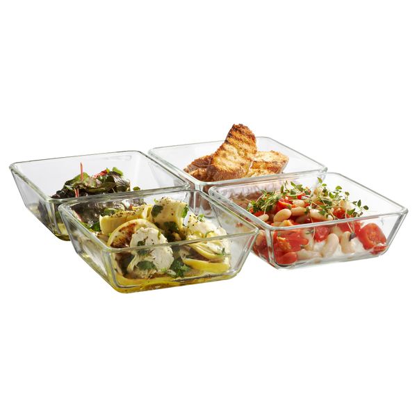 Форма/блюдо для духовки МИКСТУР, прозрачное стекло (15x15 см) - фото 4