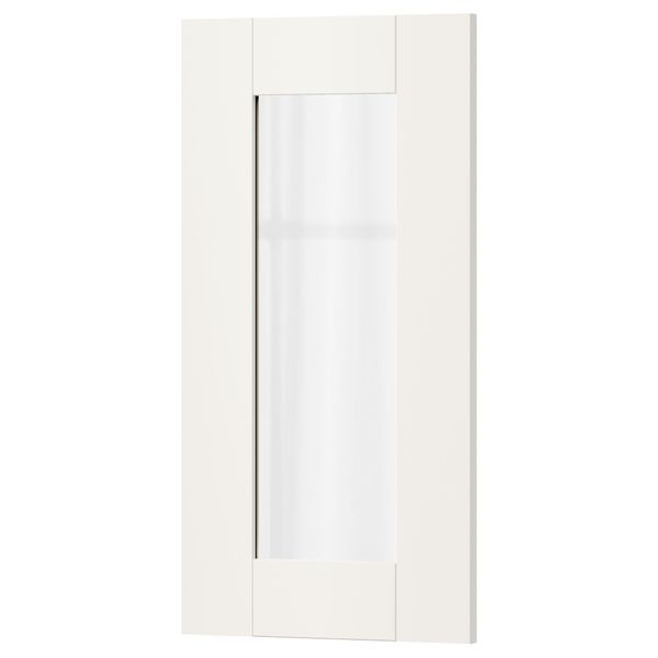 Стеклянная дверь СЭВЕДАЛЬ, белый - фото 1