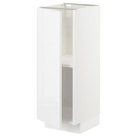 Напольный шкаф с полками, белый/Рингульт белый 30x37 см IKEA METOD МЕТОД 294.459.68