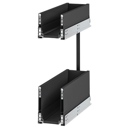 KNIVSHULT Выдвижные внутренние элементы - темно-серый 20 см