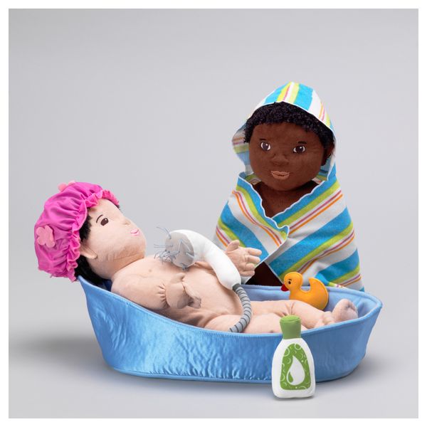 Ванночка для куклы, с аксессуарами ЛЕККАМРАТ - схема-чертеж с размерами