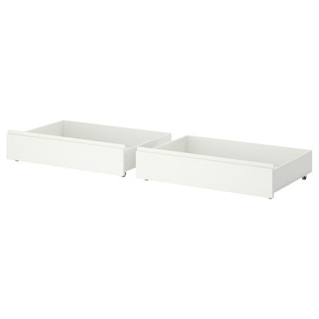 STORKLINTA Кроватный ящик, 2 шт. - белый 200 см