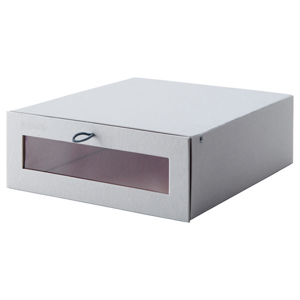 Коробка для обуви ХИФС, серый (30x34x11 см) - фото 1