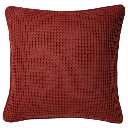Чехол на подушку, коричнево-красный 50x50 см IKEA VÅRELD ВОРЕЛЬД 605.004.53
