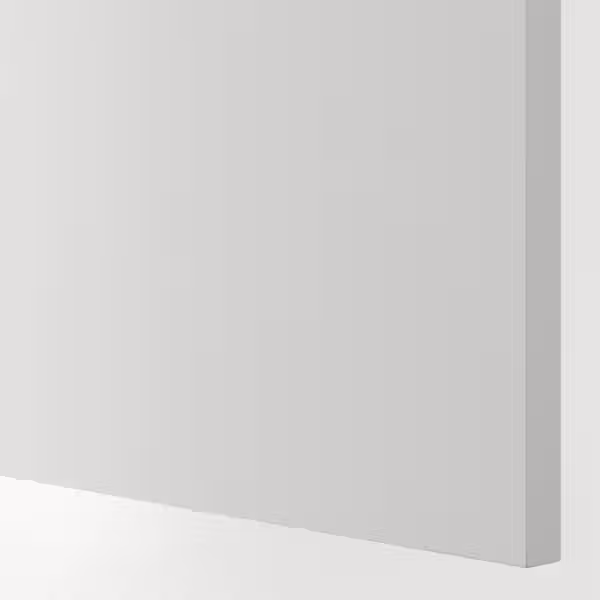 ASPUDDEN Накладная панель - светло-серый 39x81 см - схема-чертеж с размерами