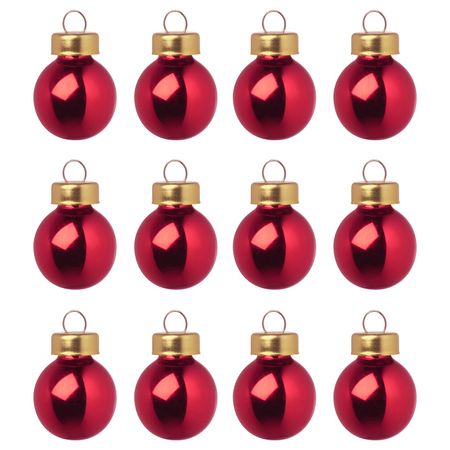 Украшение, шар, красный 2 см IKEA VINTERFEST ВИНТЕРФЕСТ 104.307.97