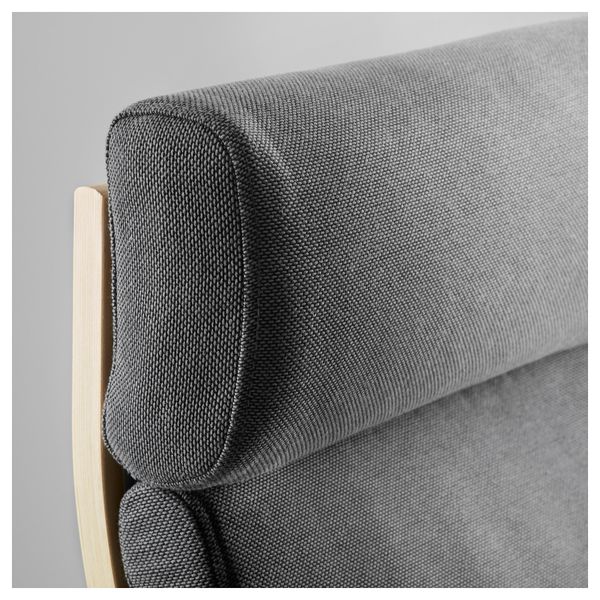 Подушка-сиденье на кресло ПОЭНГ, Финнста серый - фото 3