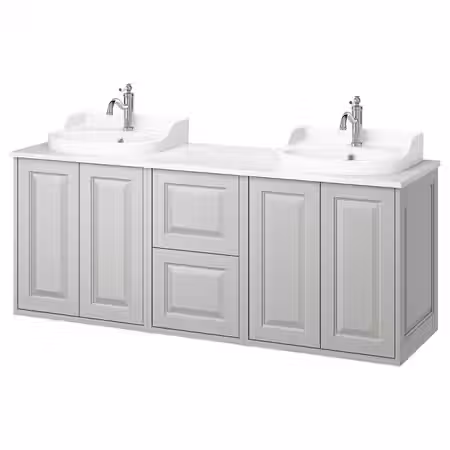 TÄNNFORSEN ТАННФОРСЕН / RUTSJÖN РУТШЁН Шкаф п-раковину/раковины/смесители