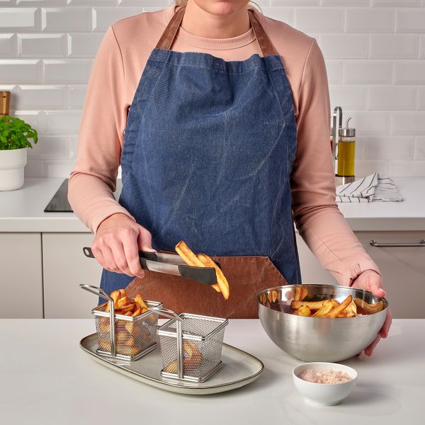 Сервировочная корзина, нержавеющая сталь IKEA GRILLTIDER ГРИЛЛЬТИДЕР 105.422.57 - фото 4