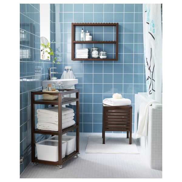 Тележка МОЛЬГЕР, темно-коричневый (33x47x76 см) - фото 3