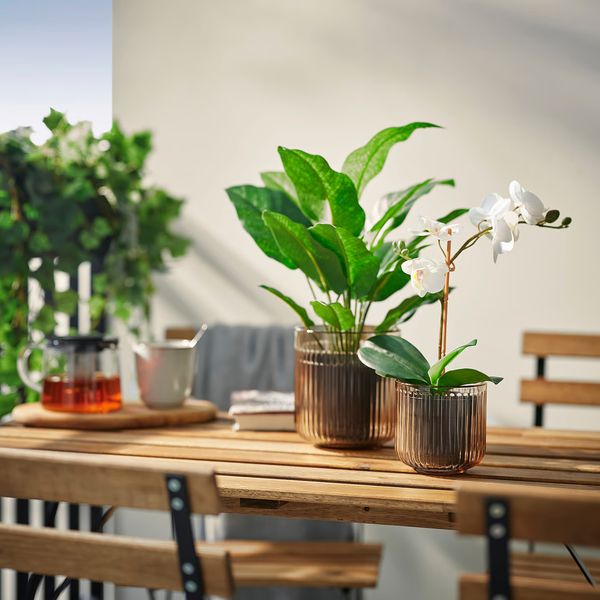 GRADVIS Кашпо - д/дома/улицы/светло-коричневый 9 см - схема-чертеж с размерами