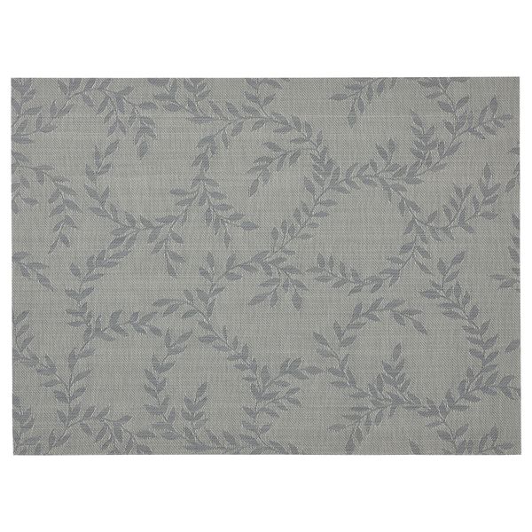 Салфетка под приборы, 45x33 см, с рисунком, серый IKEA SNOBBIG СНУББИГ 504.635.97 - фото 1