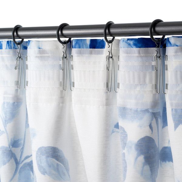 Гардины с прихватом, 1 пара, синий, 145x300 см IKEA МЕТТЕМАРИ 804.443.24 - фото 6