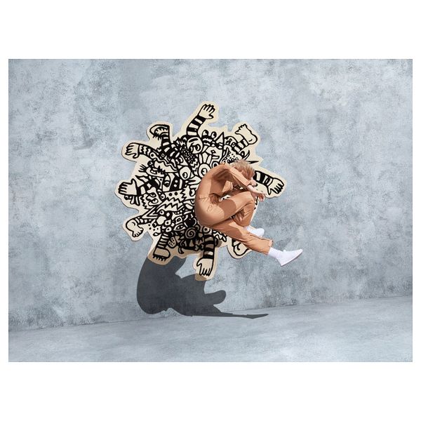 Ковер, короткий ворс, черный, белый, 200 см IKEA ИКЕА АРТ-ИВЕНТ 2019 204.353.65 - фото 6