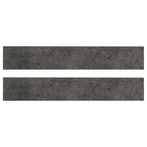 Фронтальная панель ящика, темно-серый под бетон 60x10 см IKEA KALHYTTAN КАЛЬХЮТТАН 405.217.48 - фото 1