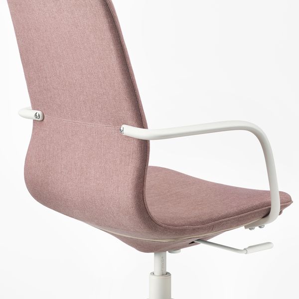 Рабочий стул с подлокотниками IKEA LÅNGFHATTEFJÄLL ХАТТЕФЬЕЛЛЬ ЛОНГФЬЕЛЛЬ 692.526.46 - фото 4