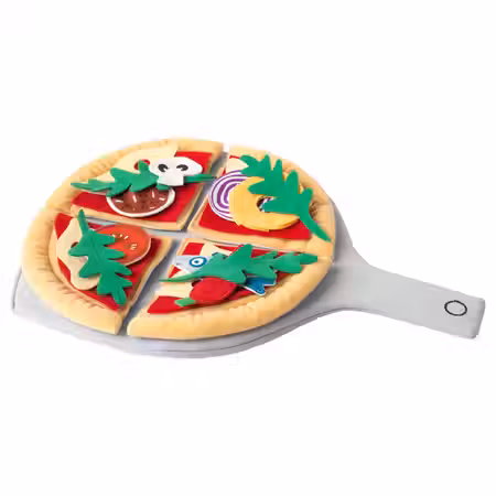 DUKTIG Пицца, набор 24 предм. - пицца/разноцветный