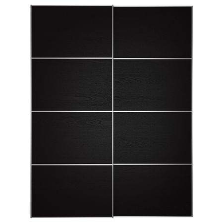 Пара раздвижных дверей ИЛЬСЕНГ, черно-коричневый