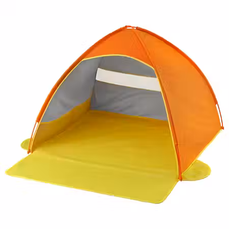 STRANDÖN СТРАНДЁН Тент от солнца/ветра - ярко-оранжевый/ярко-желтый