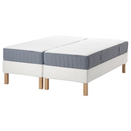 Тахта, 180x200 см, белый, жесткий голубой IKEA ESPEVÄR, VALEVÅG 893.898.51