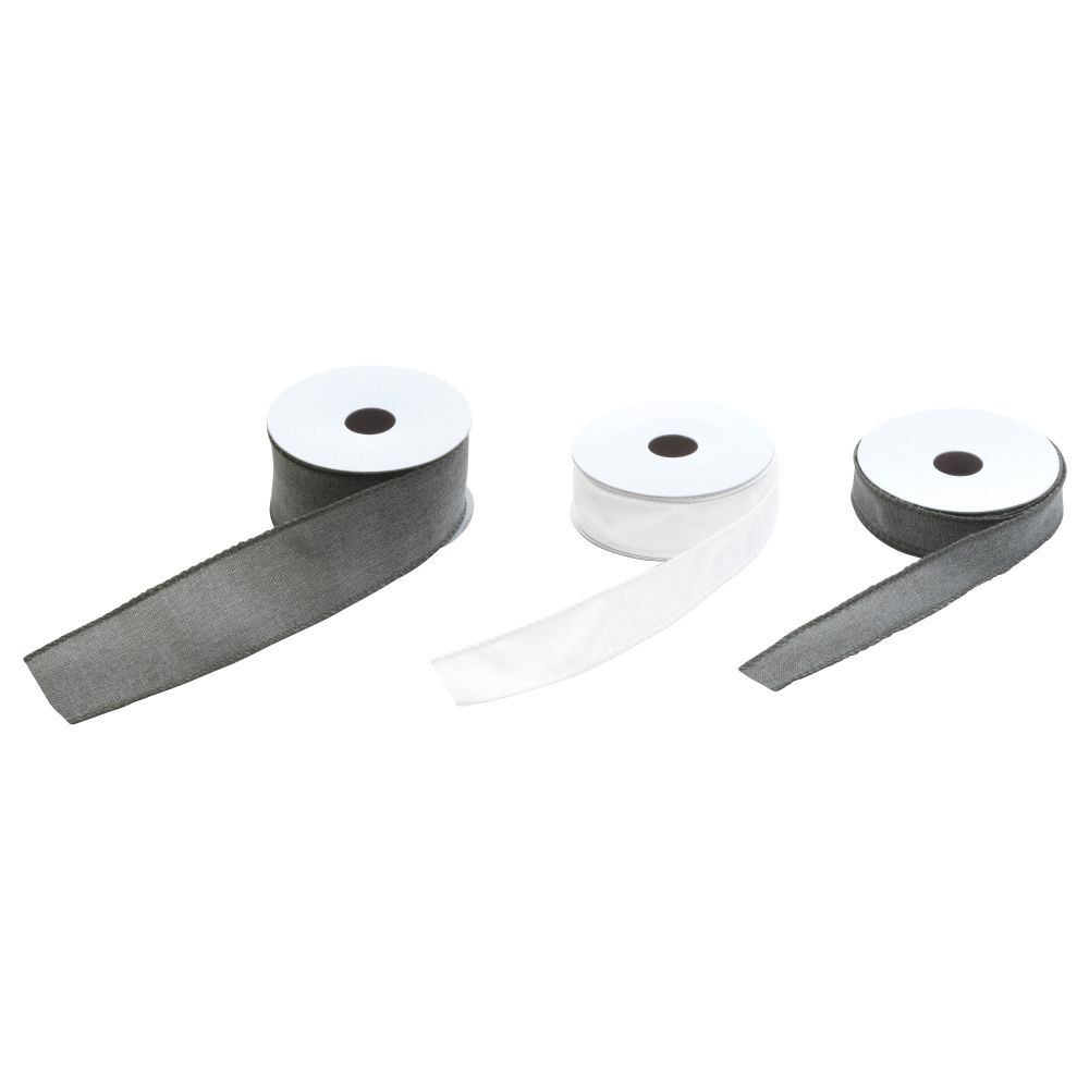 Лента, 3 шт ВИНТЕР 2016, серый, белый - фото 1