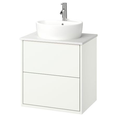 Шкаф с ящиками, раковина, смеситель IKEA HAVBÄCK, TÖRNVIKEN ТОРНВИКЕН 895.138.22