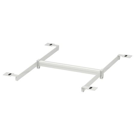 HJÄLPA Платян штанга+2накл шины+2уп крепл - регулируемый/белый 30-47x55 см